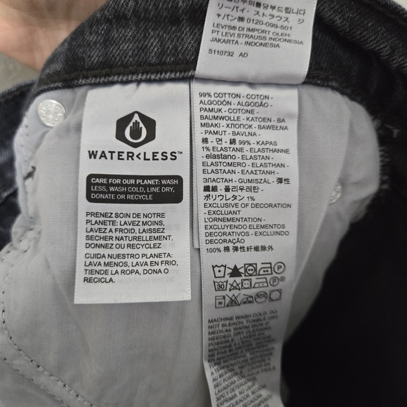 Levi's Premium 70s High Flare Jean black denim - Picture 12 of 13